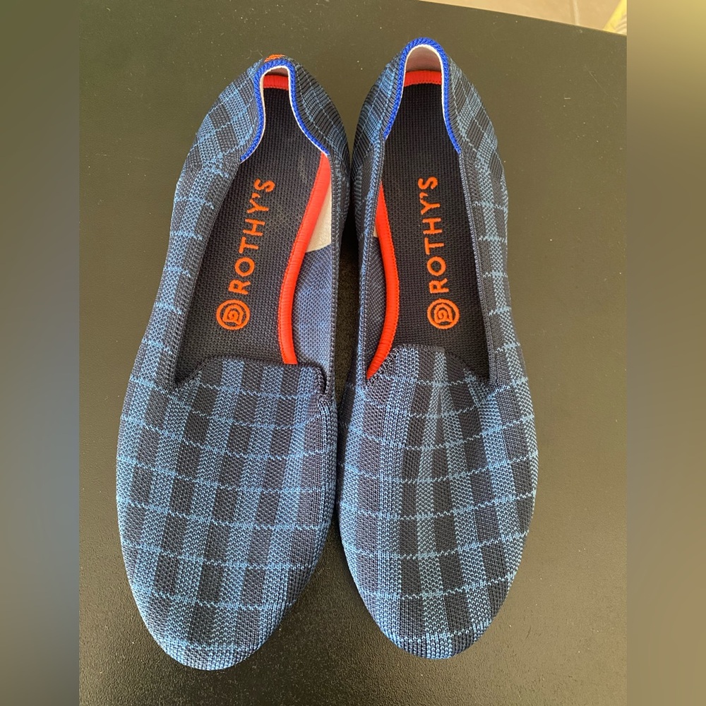 Rothy’s plaid flats size 11